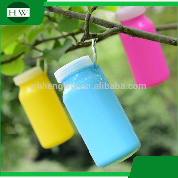 outdoor travel portable eco hang silicone sport pocket telescopic folding foldable collapsible drinking water cup bottle