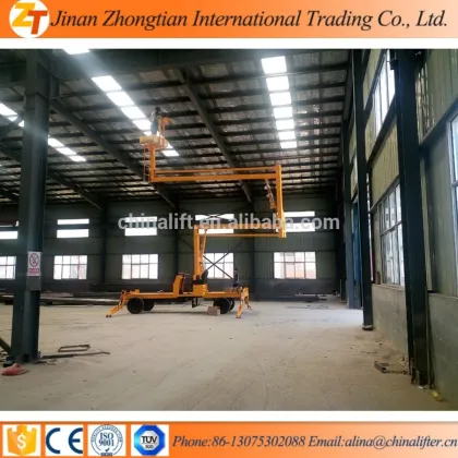 China hydraulic boom lift self-propelled articulating boom lift mobile boom lift
