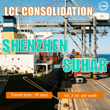 Serviço de consolidação LCL de Shenzhen para Suhar