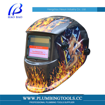 Most Popular Auto Darkening Welding Helmet with CE (HX-TN08-01)