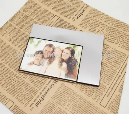 Rotating picture frame/create photo frame online/double-side foto frame