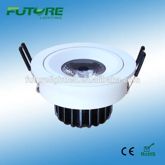 9W 38 degrees cob down light fixture of ceiling