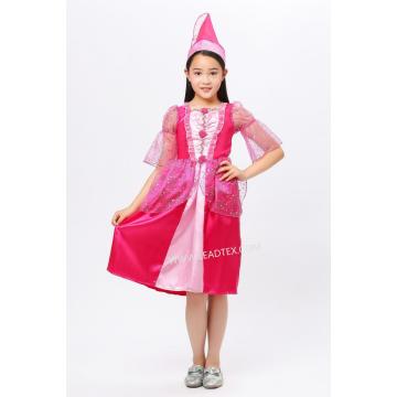 Meninas Princess Dress With Hat for Party