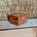 Резной деревянный ящик для хранения, напечатанный на 3D-принтере
