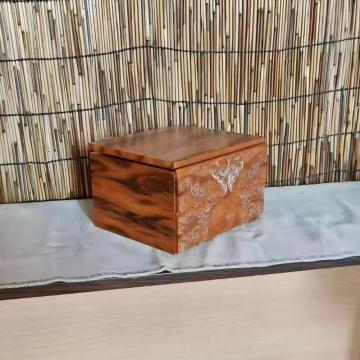 Резной деревянный ящик для хранения, напечатанный на 3D-принтере