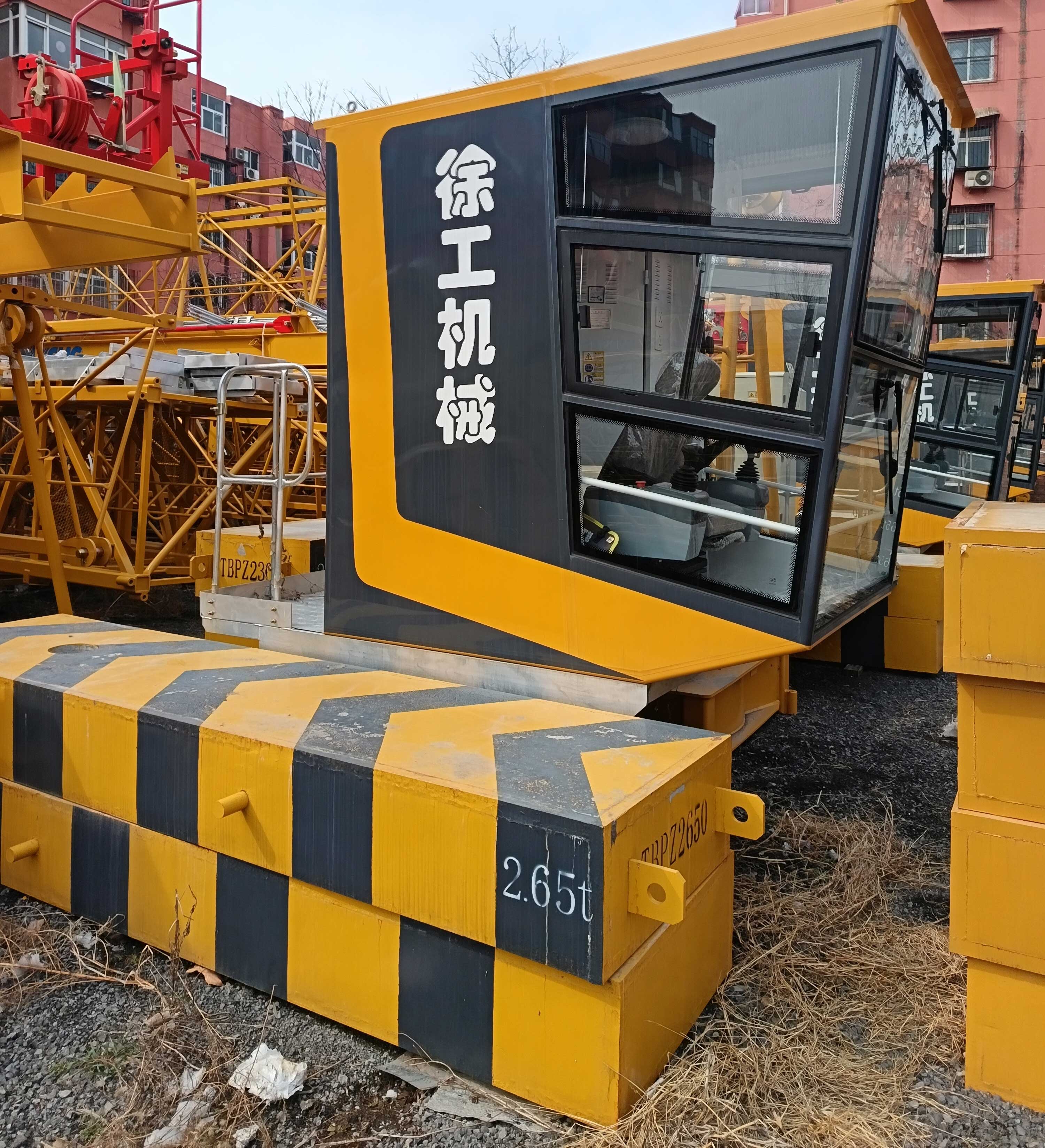 xcmg-used-tower-crane-on-construction-site xcmg-used-tower-crane-on-construction-site