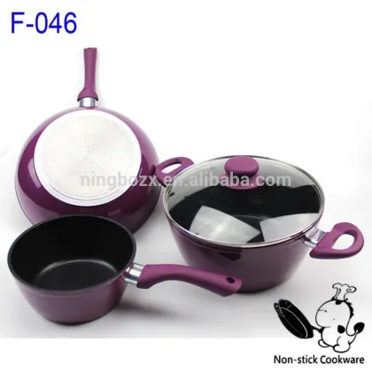 titanium forging non stick frying pan cook ware sets