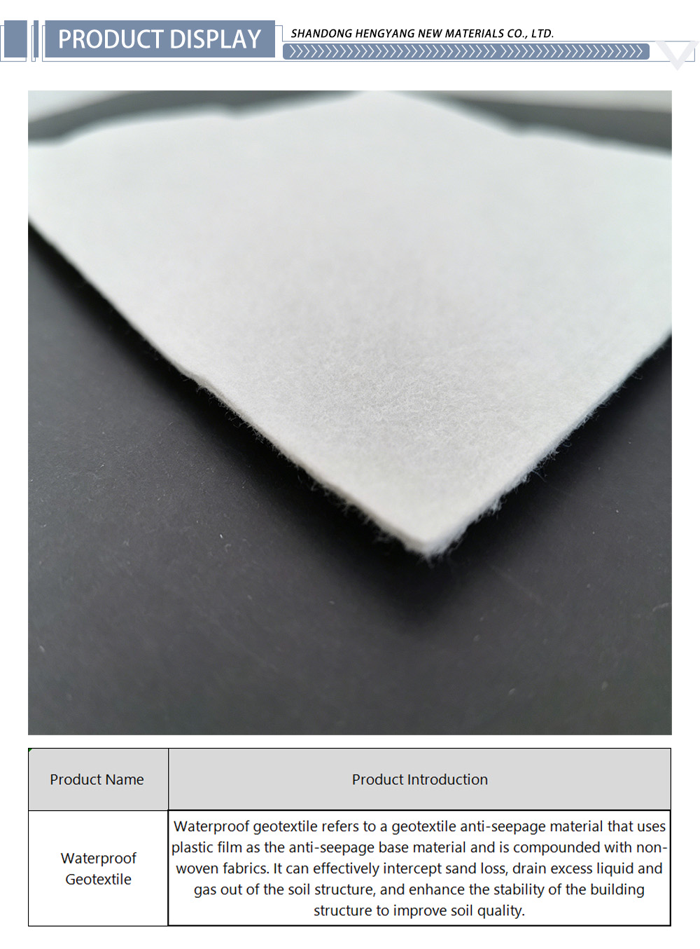 Waterproof Geotextile19-X