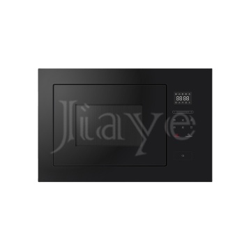 Black 28L Microwave Oven with 5 Power Levels and Turntable