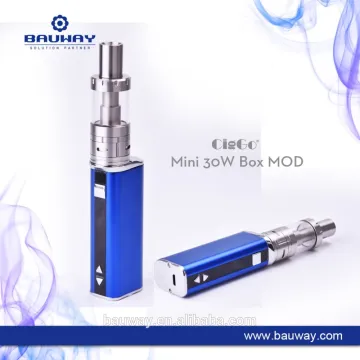 trending hot products mechanical box mod mod box kit CigGo mini 30W 18650 vape mod vape starter kit smoker favorite