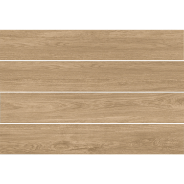 Wood Grain Texture Porcelain Ceramic Tile for Living Room Flooring