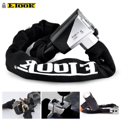 ETOOK Outdoor Bicycle Anti-Theft Chain Lock