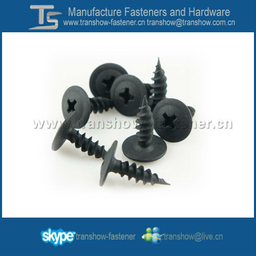 Black Phosphated Wafer Head Self Tapping Screws