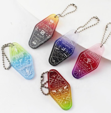 Schillernden Regenbogen Holographic Rhombic BTS -Schlüsselbund