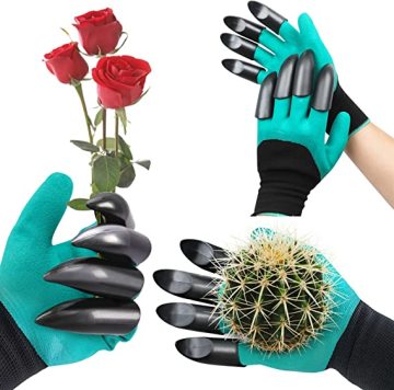 Breathable Rubber Coated Gardening Gloves with Claws - Cheap Work Gloves
