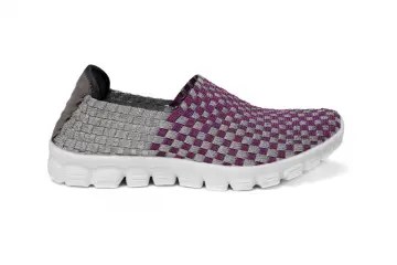 Trend Type Design MD Anti-skid Outsole Woven Loafers