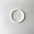 Biologisch afbreekbare 7 inch witte bagasse ronde plaat