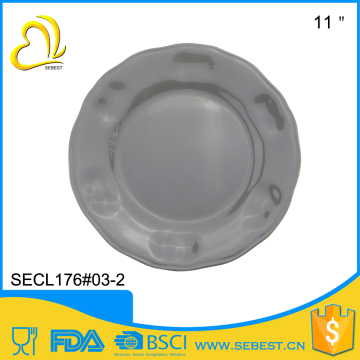 cheap wholesale high quality smooth color melamine bulk dinner plates