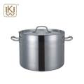 ss cooker shallow stock pot set with steamer