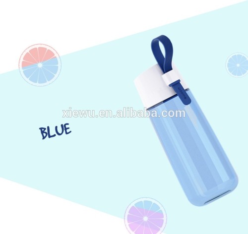 Promotion cherry shape transparent customized colour high quality water bottle