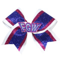 Custom Logo Dance Cheer Hair Bows