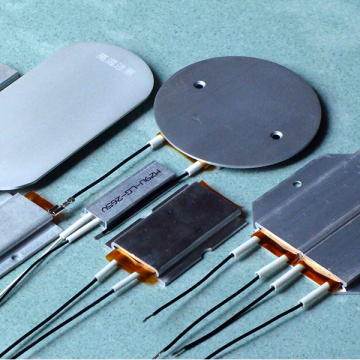 PTC heating element with aluminium casing