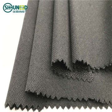 B-Stretch Double Dot PA PES Coating Woven Fusible Interlining Tailoring Materials - China Wholesale