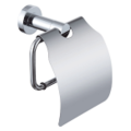 Baignier de toilettes en papier rouleau chrome