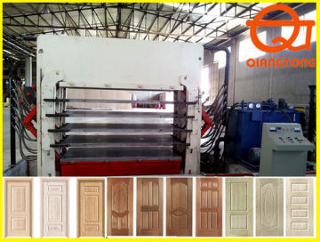 moulding wooden door press machine/ 1200tons door skin hot press/ door panel making machine