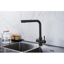 Matte schwarze Haushalte 2 Funktionen Kitchen Spüle Wasserhahn