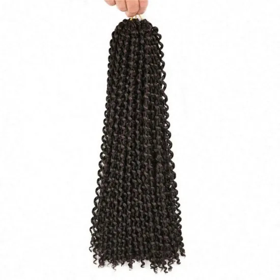 Passion Twist Braids Long Black Brown Ombre Braiding Hair Extensions Crochet Synthetic Braid For Woman