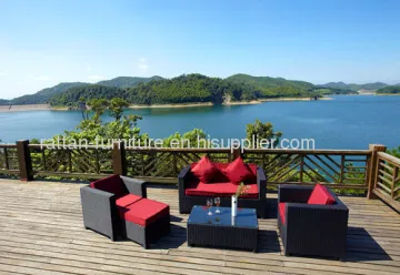 Garden Furniture Outdoor Pe Rattan Sofa Sets 