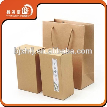 paper luxury bag packaging kraft cardboard box