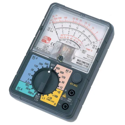 Kyoritsu 1110 Analog Multimeter, 600V: Precision Electrical Measurement Instrument