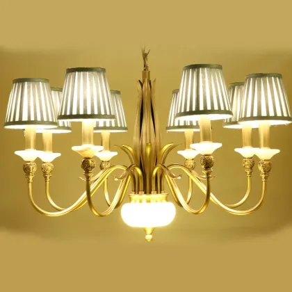 Vintage Lux: Antique Design LED Chandeliers for Modern Luxury Living Rooms