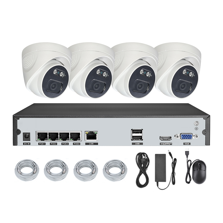 2 MP 8 Channel POE Dome Security Camera