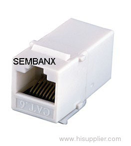 Cat6 Utp Inline Coupler Keystone Jack 