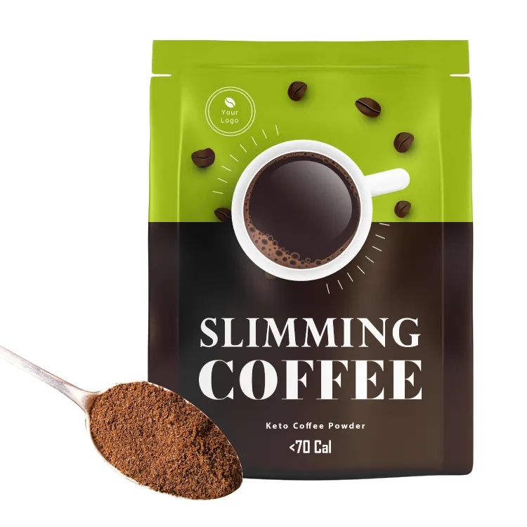 OEM/ODM Vegan Sugar Free Boost Energy Weight Loss Appetite Suppression Slimming Keto Coffee Powder