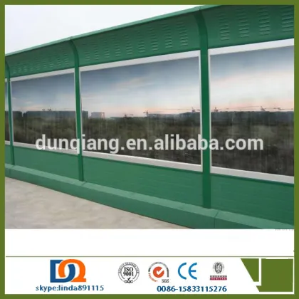 Freeway Sound Barrier For Controlling Traffic Noise
