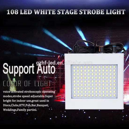 SMD 108PCS LED Mini Strobe Light With Plastic/ Iron Body For DJ Lighting