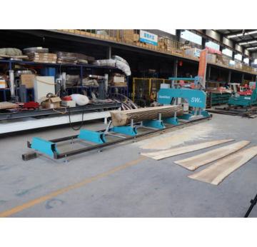 Băng ngang di động Saw cho gỗ gỗ và cắt gỗ