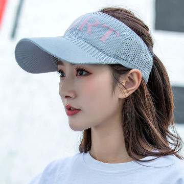2024 Sun Visors for Women and Men - Sports Sun Visor Hats with Ponytail Hole