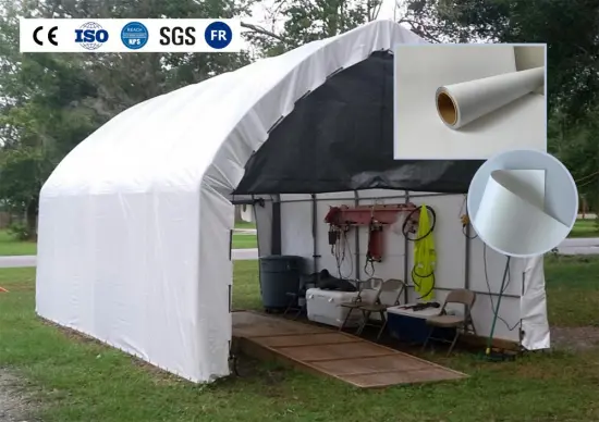 Polyolefin Recyclable Outdoor Tent Cover Tarpaulin Fabric