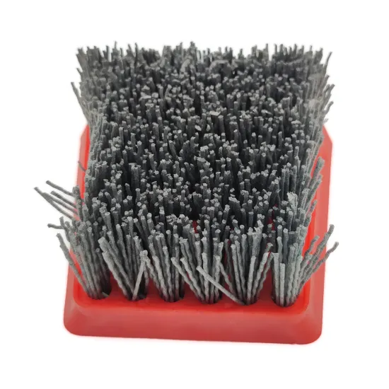 High Grinding Efficiency Frankfurt Shape Diamond and Silicon Carbide Antique Brush for Marble, Granite, and Natural Stone