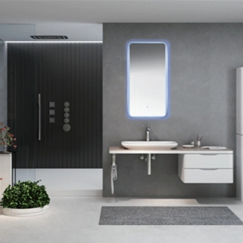Rectangular LED bathroom mirror MH16(R50)