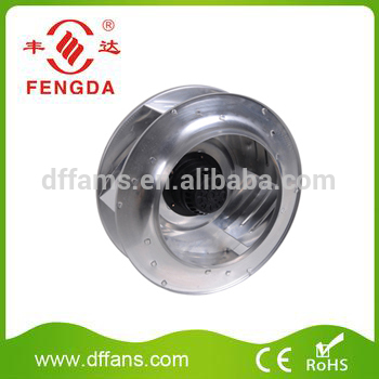 AC 2500 cfm backward curved centrifugal fan for ventilaiton system