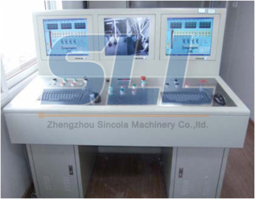 Multi-language dry mortar production line control cabinet