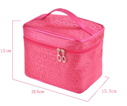 New Fashionable Korean Designs Letters Travel Woman Big Cosmetic Bag