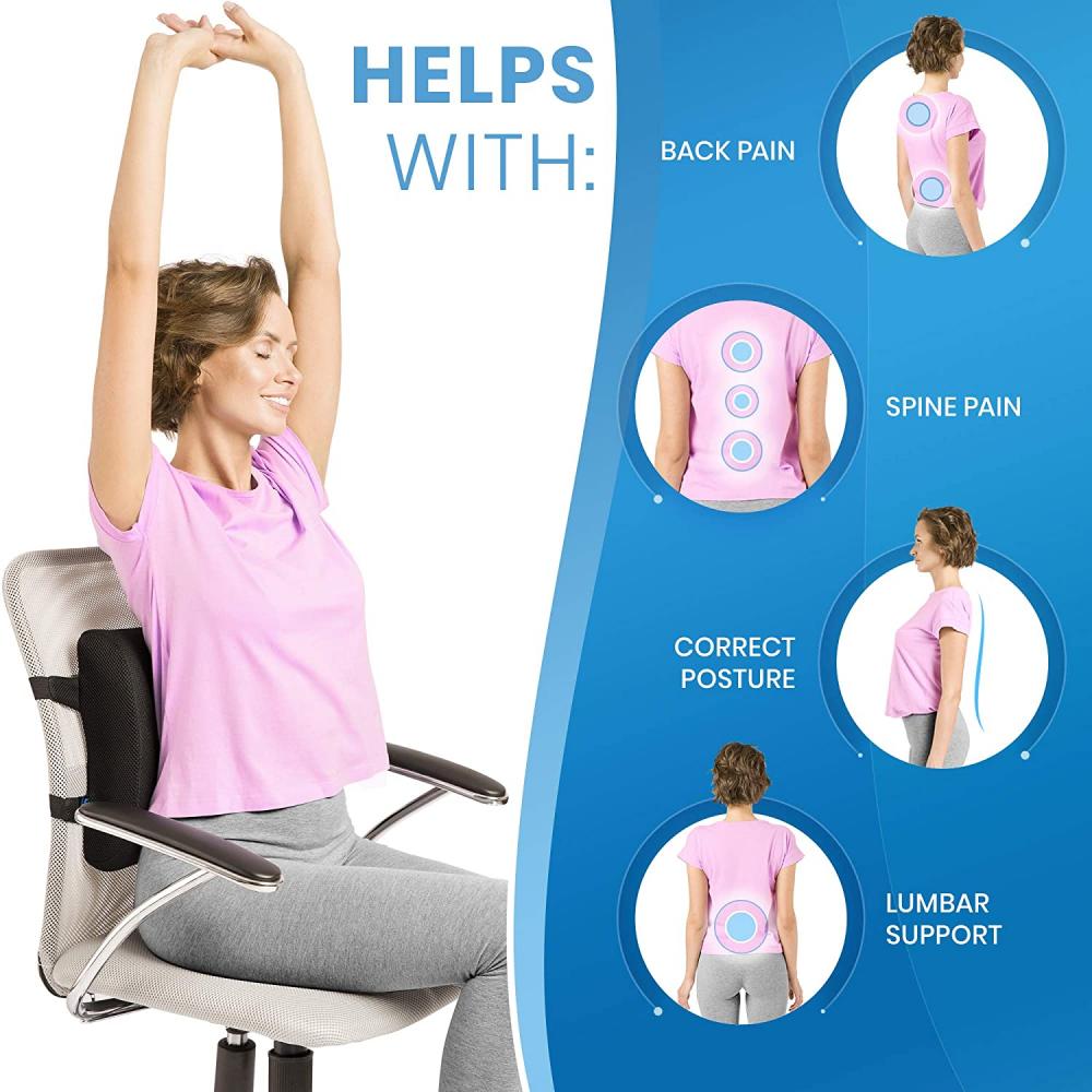Memory Foam Lumbar Support For Car