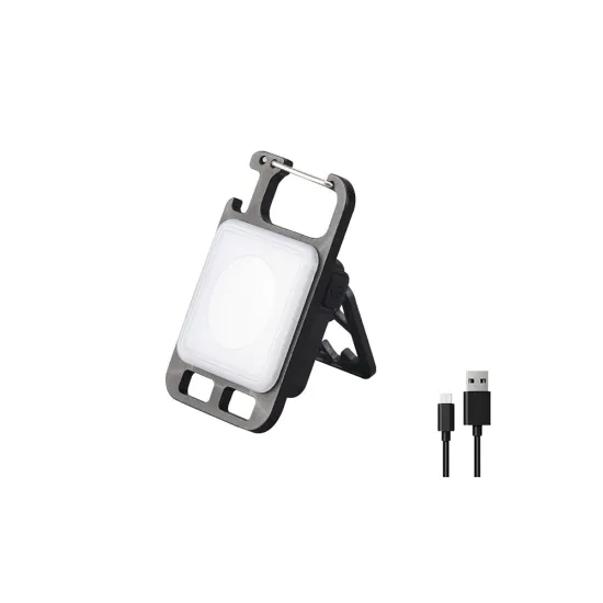 Multi-functional Portable Torch Rechargeable Keyring Flashlight with Bottle Opener and Magnet